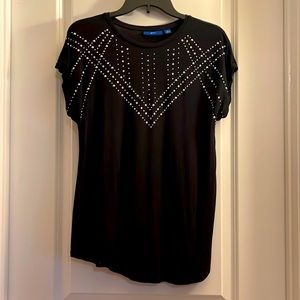 (2) Apt 9 Woman’s Blouses Size S Black & Blue